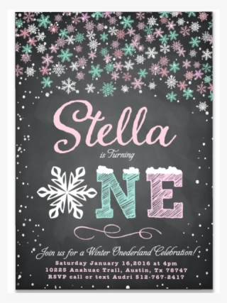 Winter Onederland Birthday Party Pack For Girl Pk7384 #7115966