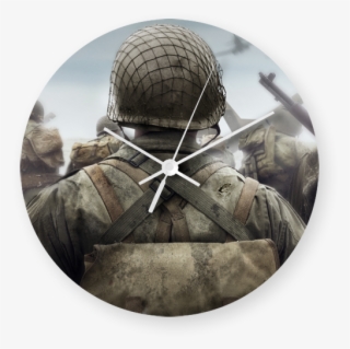 Call Of Duty World War Printed Wall Clock #7118193