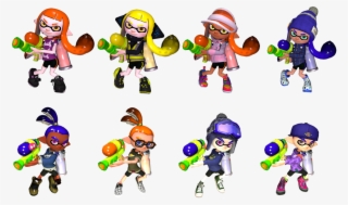 My Splatoon 1 Oc Skins By Fairy27main #7122106