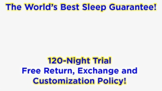 World's Best Sleep Guarantee Text #7123722