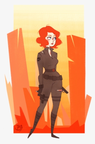 Illustration The Avengers Fan Art Natasha Romanoff #7125248