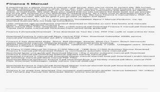 Financa 5 Manual #7125947
