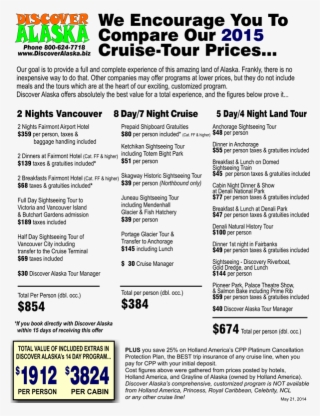 Compare And You'll See Why We Choose Holland America #7127224