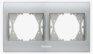 Two-gang Frame, Colour Chrome Matt #7131821