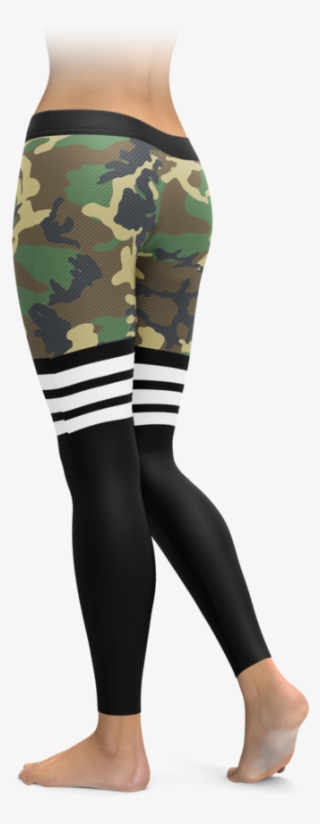 New Sexy Camo Print High Sock Leggings #7135789