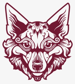 Sacred Coyote Tattoo Style Logo Created By E-rex Of #7139652