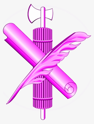Purple Fasces Scroll Quill #7139925
