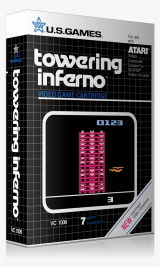 Tower Inginferno Atari 2600 Game Cover To Fit A Ugc #7140077