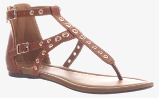 Augusta In Tobacco Flat Sandals #7140457