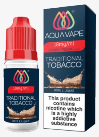 Traditional Tobacco E Liquid 18mg 6 Pack #7140588