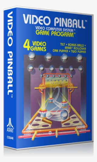 Video Pinball Atari 2600 Game Cover To Fit A Ugc Style #7140712
