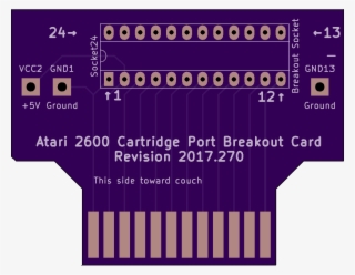 Atari Vcs 2600 Cartridge Port Breakout #7140787