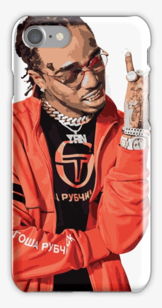 Quavo Fan Art Painting Iphone 7 Snap Case #7141557