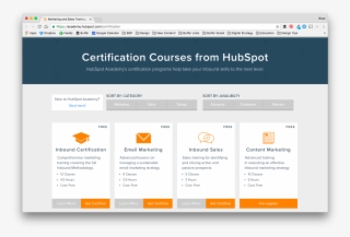 Hubspot Inbound Marketing Academy #7143354