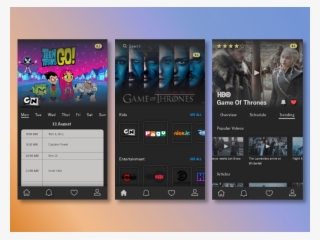 Tv Schedule App Ux Ui Design Android Ios App Tv #7143564