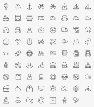 Transportation Icons 64px #7144845