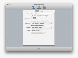 Apple Configurator Method Configurator #7147943