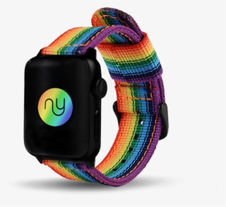 Nyloon Shows Lgbt Pride With Rainbow Apple Watch Band #7149650