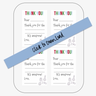 Printable Fill In The Blank Thank You Notes Via Lilblueboo #7150300