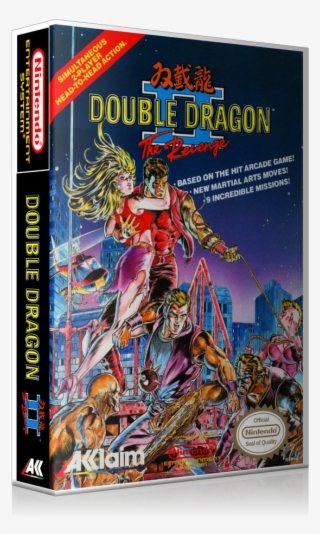 Nes Double Dragon Ii Retail Game Cover To Fit A Ugc #7151729