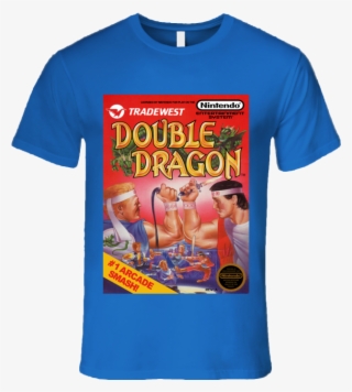 Double Dragon Nintendo Game Cover T Shirt #7152664