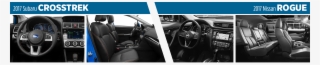 Compare 2017 Crosstrek Vs Nissan Rogue Interior Styling #7154084