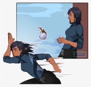 Angela Just Wants To Be Held In Fareeha's Big Buff #7154672