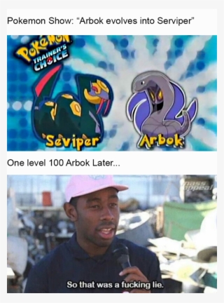 "arbok Evolves Into Serviper" #7157260