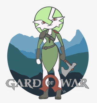 A Crossover Drawing I Made Of Gardevoir And Kratos #7166602