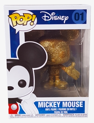 Mickey Mouse Gold Diamond Glitter Us Exclusive Pop #7174129