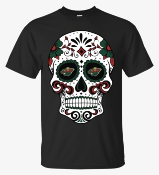 Minnesota Wild Sugar Skull T #7178289