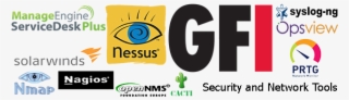 Solarwinds, Nmap, Nagios, Opennms, Nessus, Cacti, Gfi, #7183295