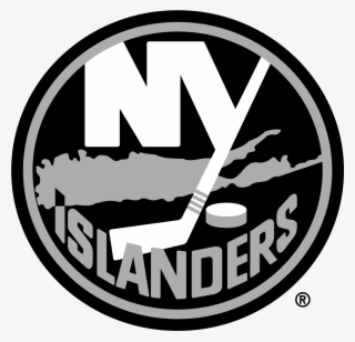 New York Islanders Logo Black & White Transparent #7189487 New York Islanders Logo Black & White Transparent #7189487