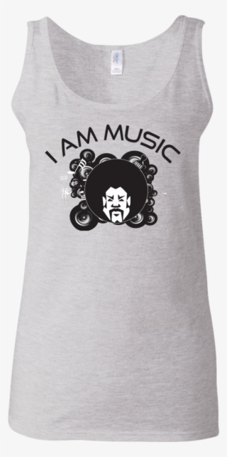 I Am Music Ii Gildan Ladies' Softstyle Fitted Tank #7191470