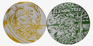 The "surfing Lemon" & "crazy Shawn" Etched Grinder #7193125