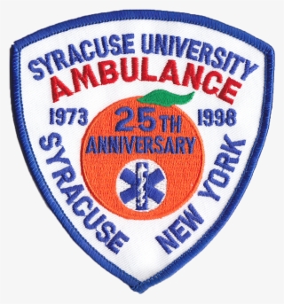 Syracuse University Ambulance Anniversary Patch #7193766