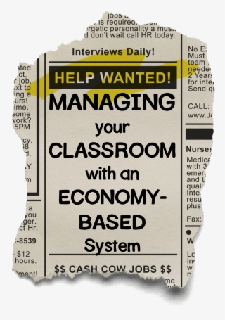 Managing Your Classroom With An Economy-based System #7196306 Managing Your Classroom With An Economy-based System #7196306