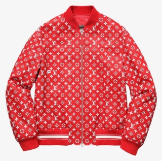 Supreme X Louis Vuitton Leather Monogram Bomber Jacket #7196521