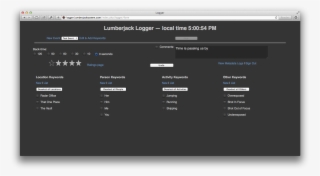 Using Either Lumberjack's Web Interface, Or The Ios #7196791