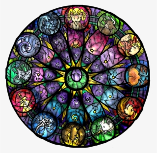 Stained Glass Zodiac Wheel #7197303