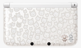 Nintendo 3ds Xl Monster Hunter 4 Felyne White #7198249