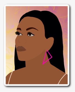 Michelle Obama Portrait Sticker #7199418