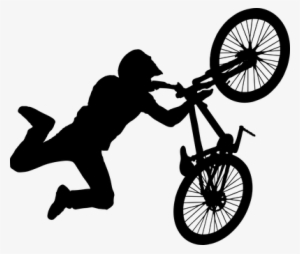 Athlete Bicycle Bike Boy Male Man Ride Sil - Bmx Stunt Silhouette #720223