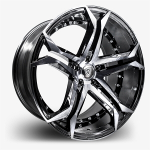 M3284 Marquee Wheel Smoke Polish Black Side #720721