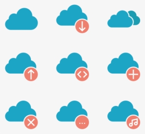 Cloud Computing Icon Set - Icons Cloud Computing Png #720983