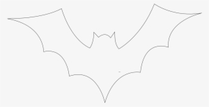 Bat Printable Template - Line Art #721146