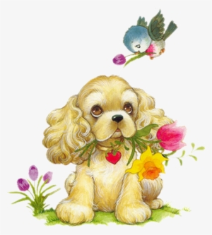 Cute Dog Png Download - Cocker Spaniel Clipart Cute #721251