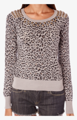 Animal Print Bullet Hole Top - Blouse #723460