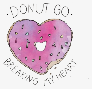 #donyts #overlay #png #transparent - Donut Break My Heart #724574
