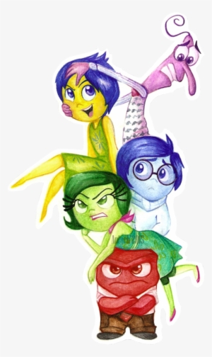 Drawing Fear Inside Out Library - Inside Out Emotions Png #724594